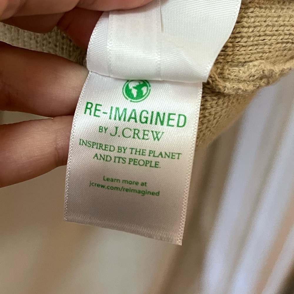 J. Crew gorgeous oversized cardigan gold button accents big pockets size 2XL - Picture 6 of 11